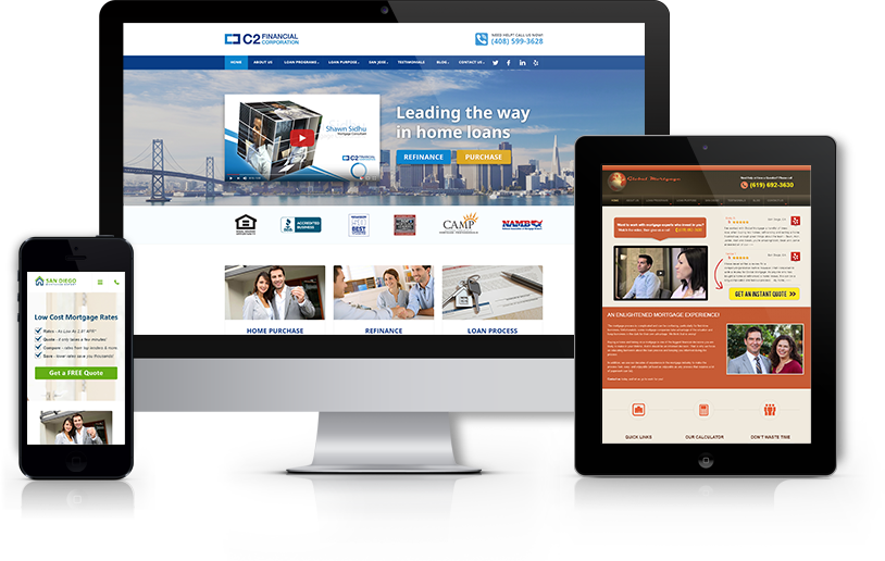 Custom Mortgage Websites Custom Mortgage Websites