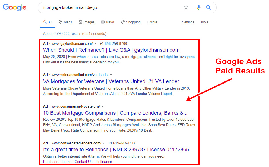 Search Engine Results